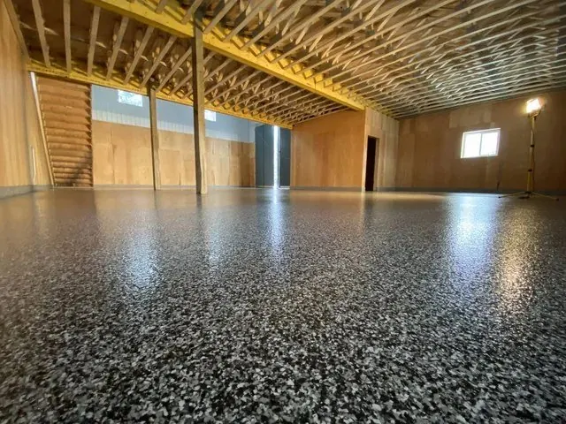 Commercial epoxy coating